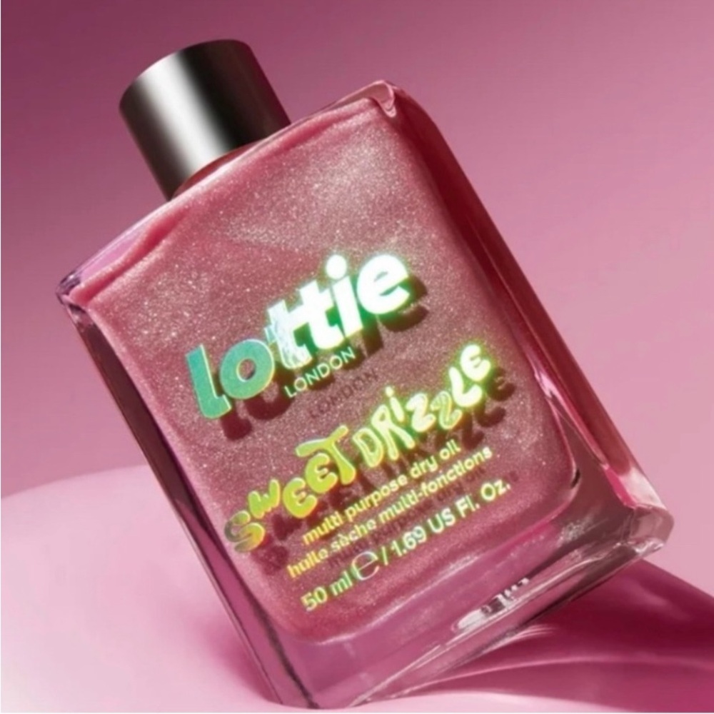 Lottie London Sweet Drizzle Multi-Purpose Dry Oil - Pink Shimmer